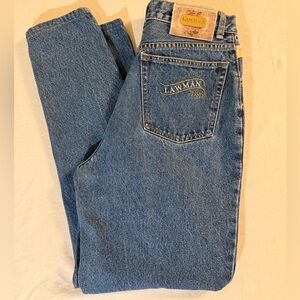 Lawman Women's Blue Straight Leg Jeans